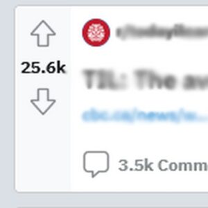 Reddit upvotes